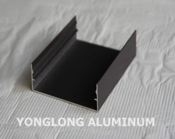Quality Powder Coated Aluminium Profile For Curtain Wall Frame Champangn , Bronze for sale