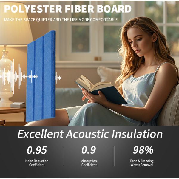 Customized Polyester Fiber Wall Panel Durable Acoustic Felt Panel for Studio