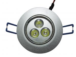 China OEM Eco Friendly Epistar Low Power LED Ceiling Lamp / Downlight 3W, 85 - 265V, 50HZ on sale