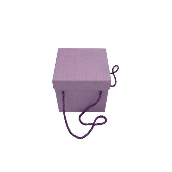 Elegant Paper Gift Packaging Box Exquisite Cotton Handle Recyclable Feature