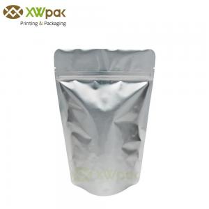 Dried Food Storage Packing Bags 8oz Resealable Metalized One Side Clear SGS Approved