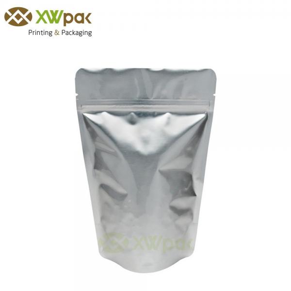 Quality Dried Food Storage Packing Bags 8oz Resealable Metalized One Side Clear SGS Approved for sale
