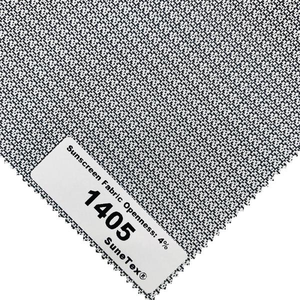 Polyester Solar 4% Openness Textured Pattern Roller Blind Fabrics For Window Treatment