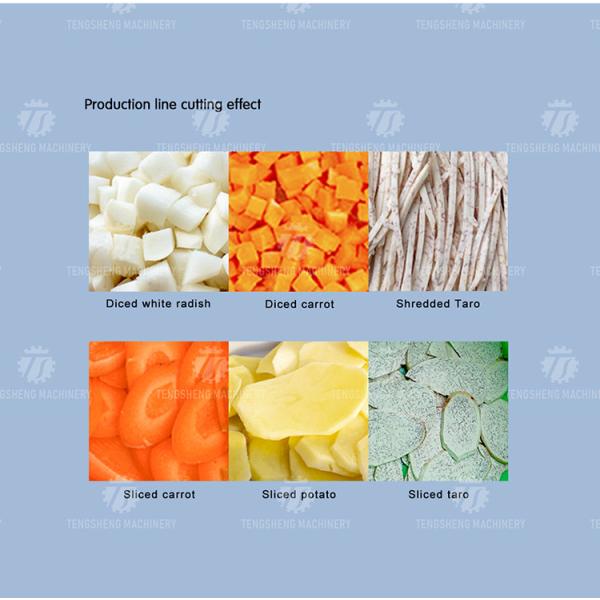 1000kg/H Pineapple Cutting Machine Fruit Vegetable Production Line