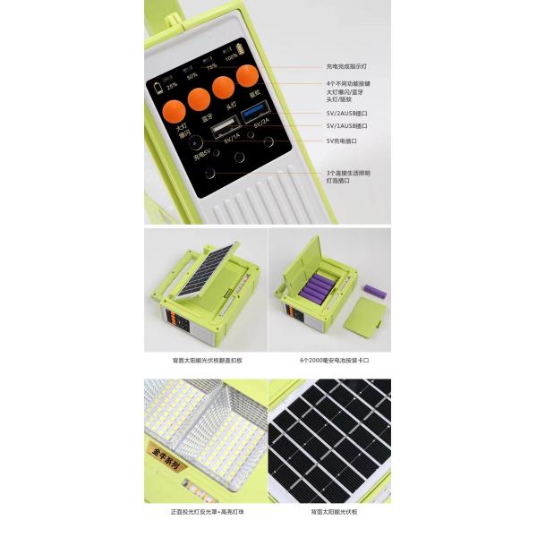 8 Modes Rechargeable Handheld Work Light Emergency Multifunctional Work Light IP65