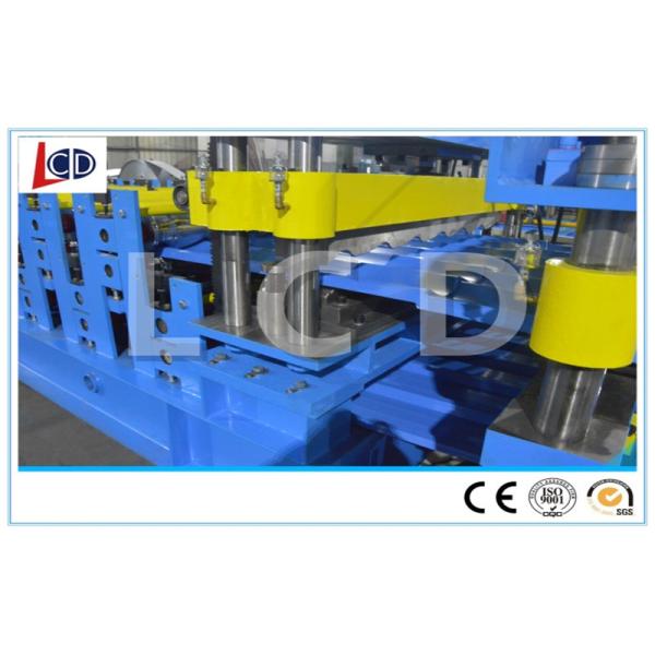 High Speed Sheet Metal Rolling Machine Double Deck 75mm Shaft Diameter