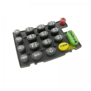 China Customize POS Silicone Rubber Membrane Keypad Epoxy Dripping on sale