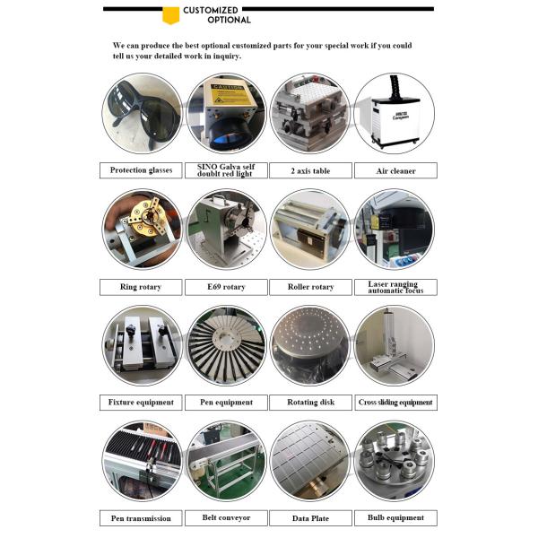 Fully Closed Fiber Laser Color Marking Machine JCZ controller