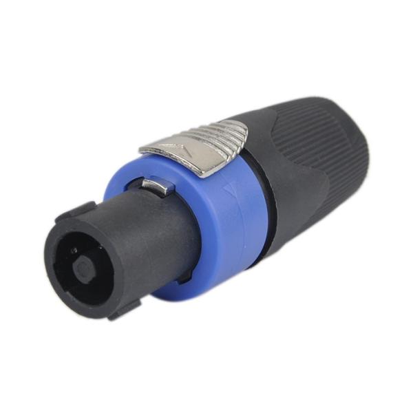 4 Pole Cable Male Inline Connector With Chuck Type Strain Relief Design DD4005