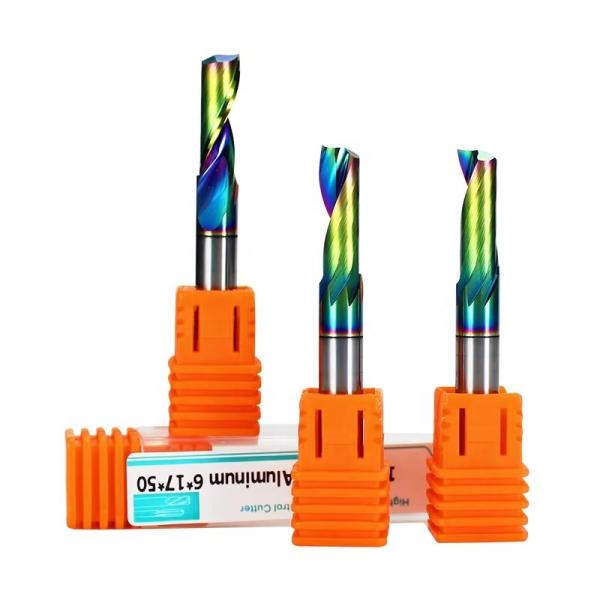 Manufacturer Aluminum Milling Cutter Solid Carbide Single Flute End Mill Cnc Tool Dlc Coating End Mill Aluminum CNC Tools