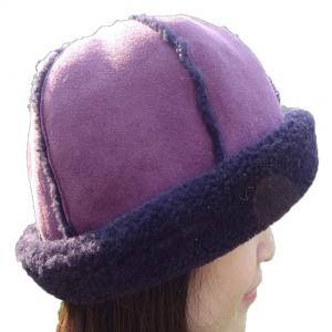 Buy cheap Fashion 6 Panel Cap Sheepskin Beanie Hat Lam Fur Plush Style For Winter product