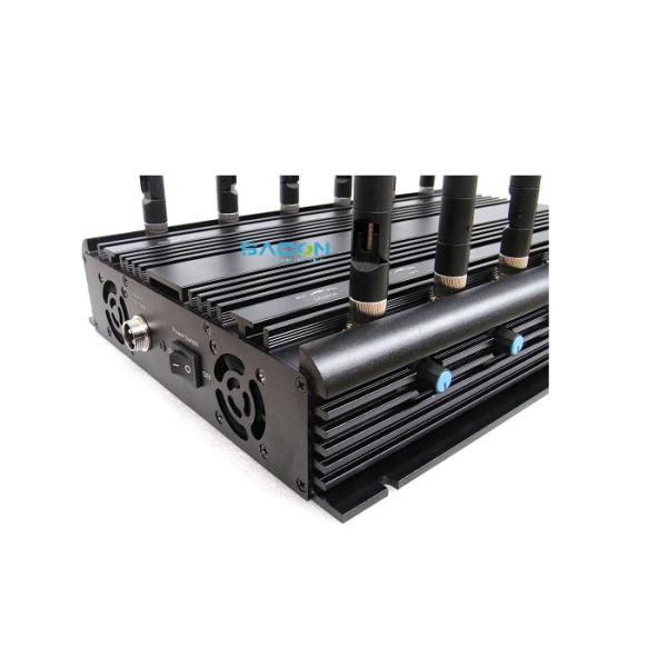 12 Bands Range Walkie Talkie Signal Jammer 135MHz - 5800MHz With 5% - 95% Humidity