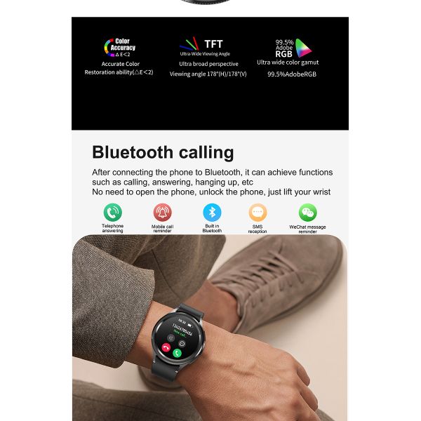 HW62 Smart Call Watch Women Multi Directional Health Monitoring