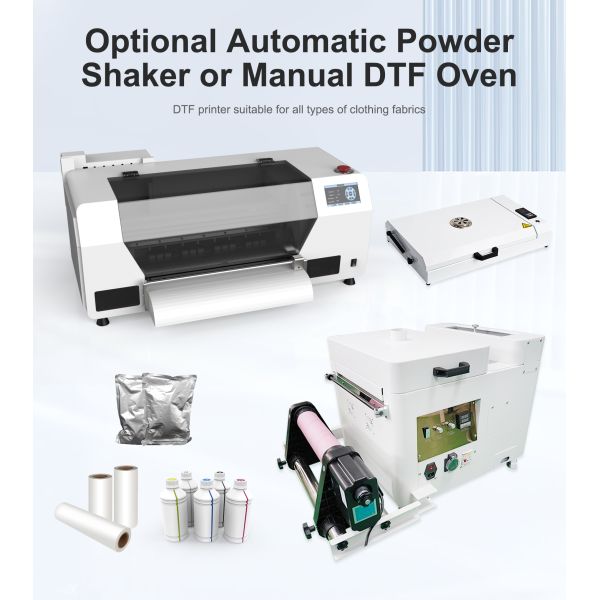 KECAI DTF Printer A3 XP600 Versatile Direct to Film Transfer Printer for Cotton Polyester Leather Fabric Printing Solution