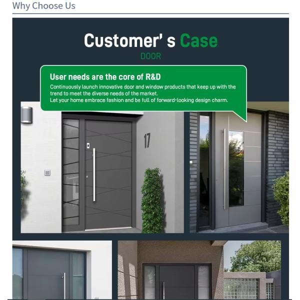 Finishing Panel Aluminum Room Doos For Soundproof Entry Door With ISO9001