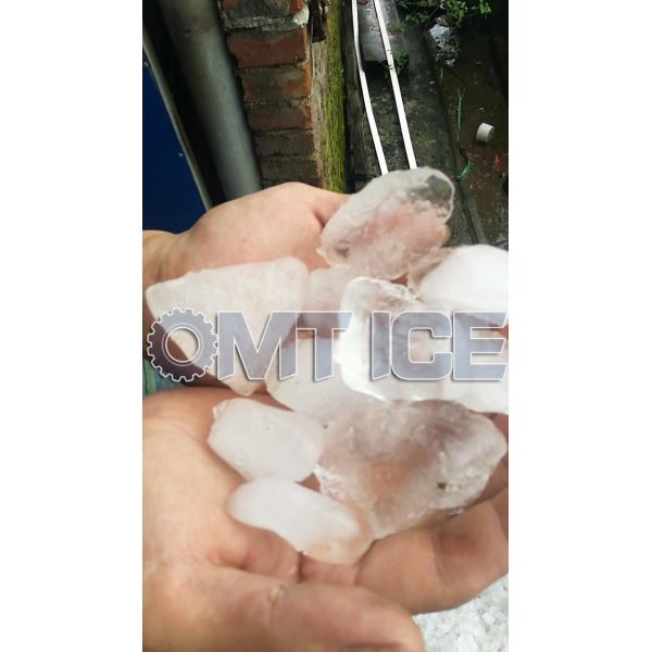 Customized Ice Crushing Machine 10 Tons Multipurpose For Seafood And Vegetables