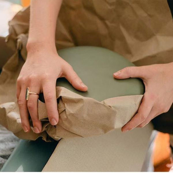 Single-Layer Kraft Paper Pad 14x70cm – Long Wrap for Curtains, Mats & Light Fixtures