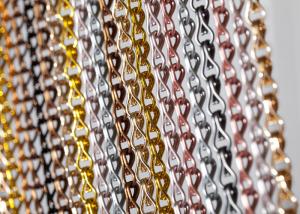 Buy cheap Durable Anodised Chain Link Curtain , Aluminium Fly Screen Chain Link Door Curtain product