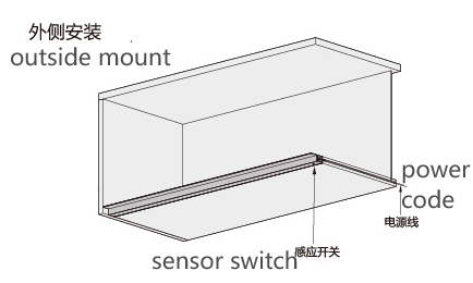 A2700 Support Dimmer Board Light 1000*57.5*19mm DC12V 7.5W/M*2 Color Temperature 3000K