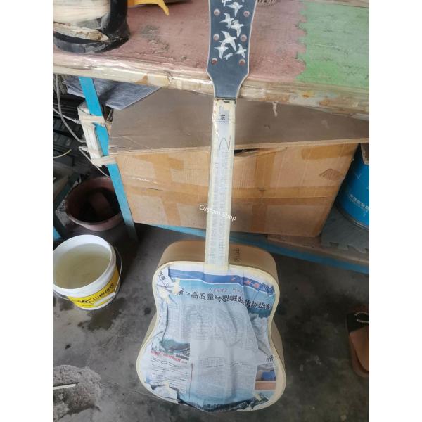 Custom Handcrafted OO Body Cutaway Acoustic Guitar with 12 Strings Double PRO Pickup