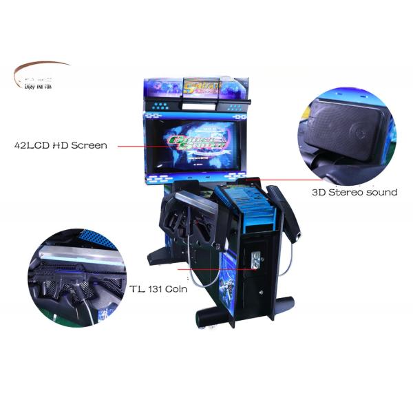 OEM ODM 42LCD Double Player Arcade Machine Gun Games For Fun Center