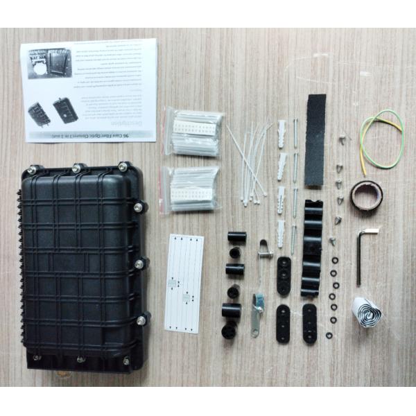 96 Cores IP68 FTTX Outdoor Fiber Splice Enclosure 3 In 3 Out