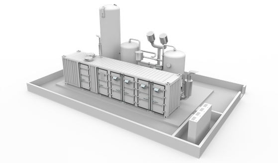 VSA Oxygen Generator system for medical applications