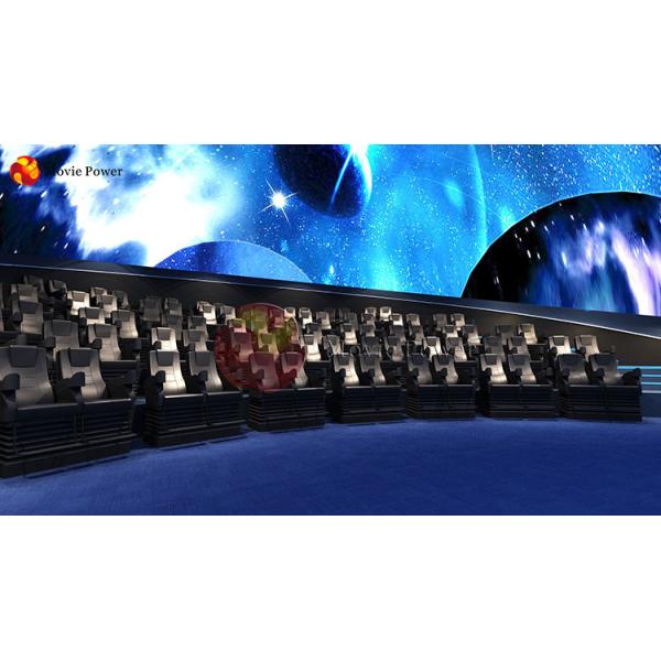 Purple Horn Theme Park 4D Cinema Chair Special Effects 5D Theater