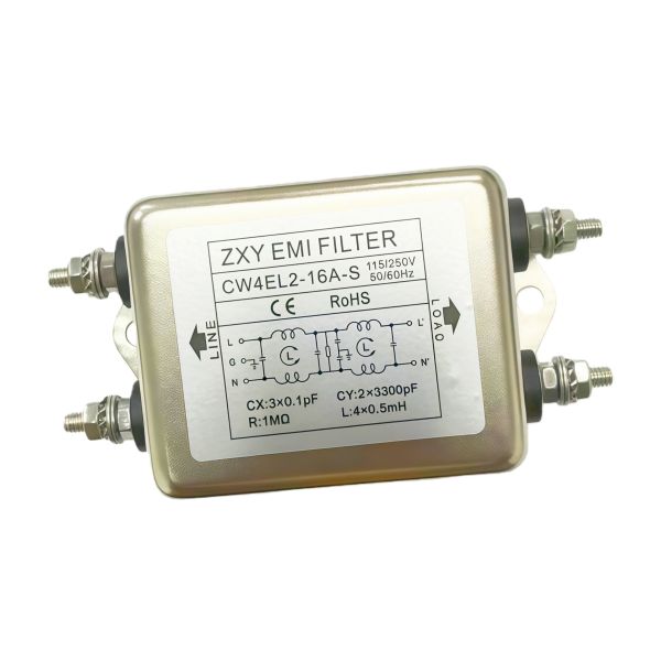 115/250V High Performance Filter CW4EL2-16A-S Bolt Purification Power EMI Filter