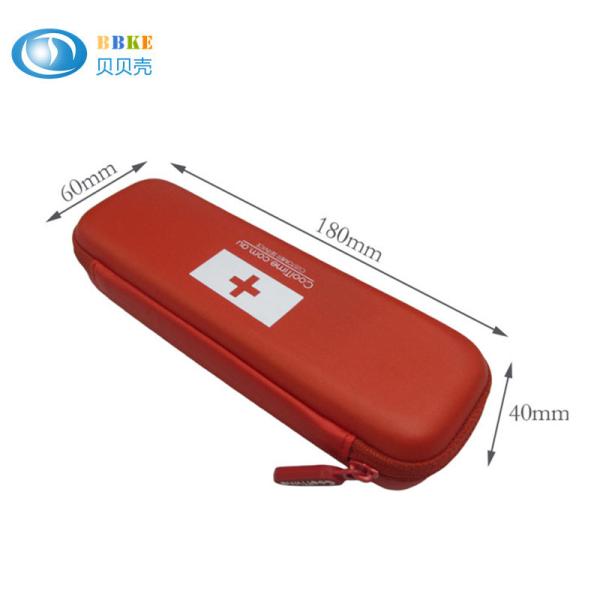 Red Color Protective Thermomter EVA Tool Case , Medical EVA Storage Case