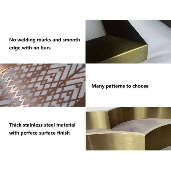 Black Decorative Metal Room Divider Screens Laser Cut Partition Wall