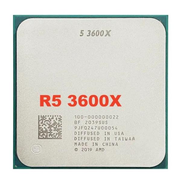 Customized R5 3600X with Cooler Fan 3.8GHz CPU Processors Socket AM4 3600X processor cpus