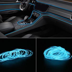 Buy cheap 5M EL Car Cold Light Line RGB Neon Interior Atmosphere Light product