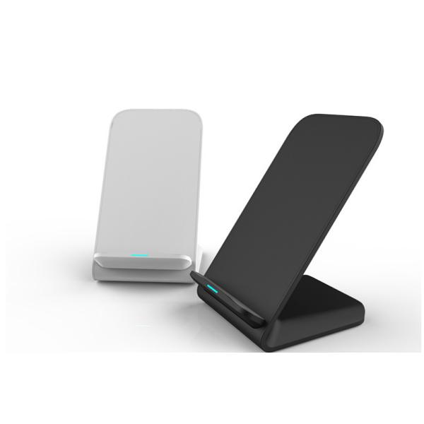Silver High Speed Standing Wireless Phone Charger 1 USB For Iphone