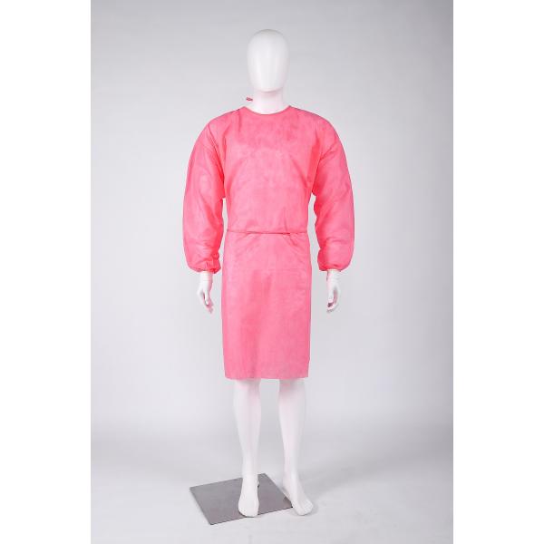 Disposable Nonwoven 3 Layers SMS Isolation Gown Factory Price Nurse Gown Waterproof Tear Resistance PP 1-ply also available