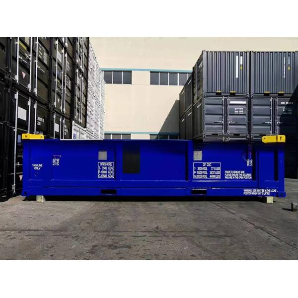 20ft DNV2.7-1 Standard Half Height Offshore Cargo Baskets Container with 14.00 cbm Capacity Design Standard ISO10855
