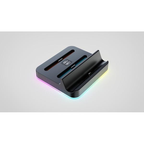 Multi-Function Charging Dock with RGB Lighting for Nintendo Switch 2– Charges Joy-Cons & Console