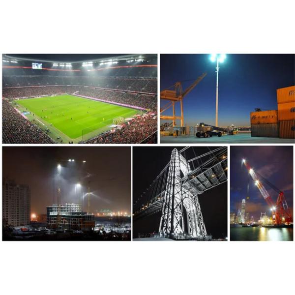 90-98Ra CRI LED Stadium Light with No-yellowing Material and UV-resistant Material