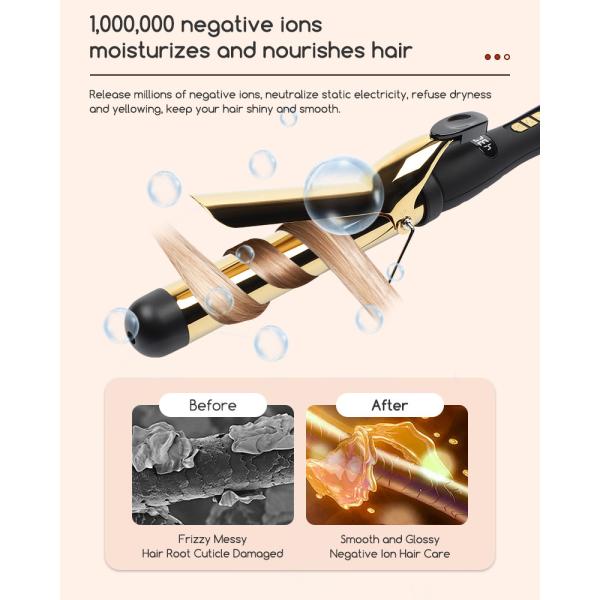 Titanium Professional Series Ceramic Hair Curling Wand New Salon Tools