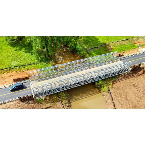 Fast Construction Truss Bailey Bridge With Tolerance ±1% And Q355/Grade 350/ASTM A992