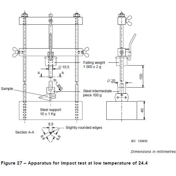 Low-temperature impact test device LTI-1