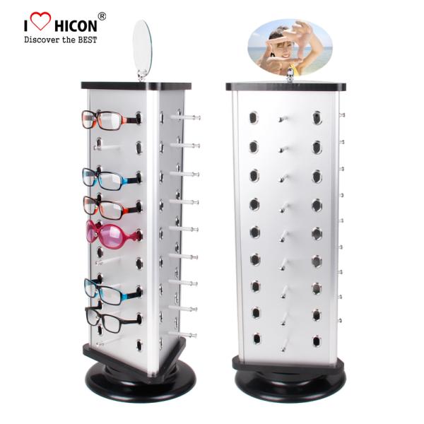 Countertop Sunglasses Display Case Custom Sunglass Display Rotating Stand 4 - Way