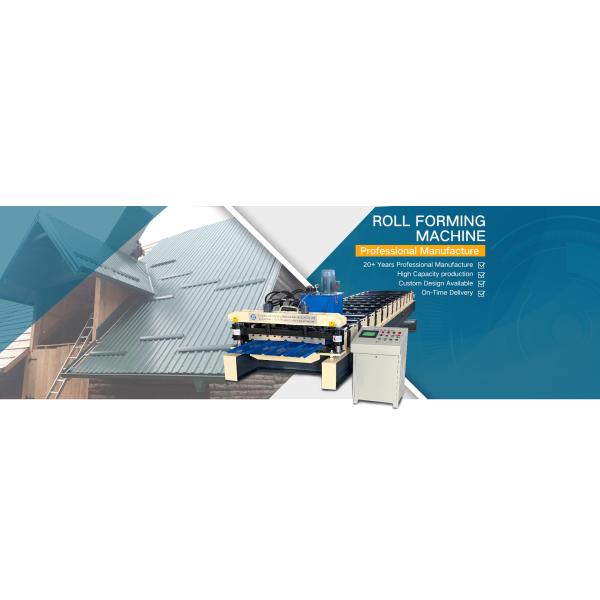 1100 Arc glazed tile roll forming machine roof tile making machine for 1250mm material