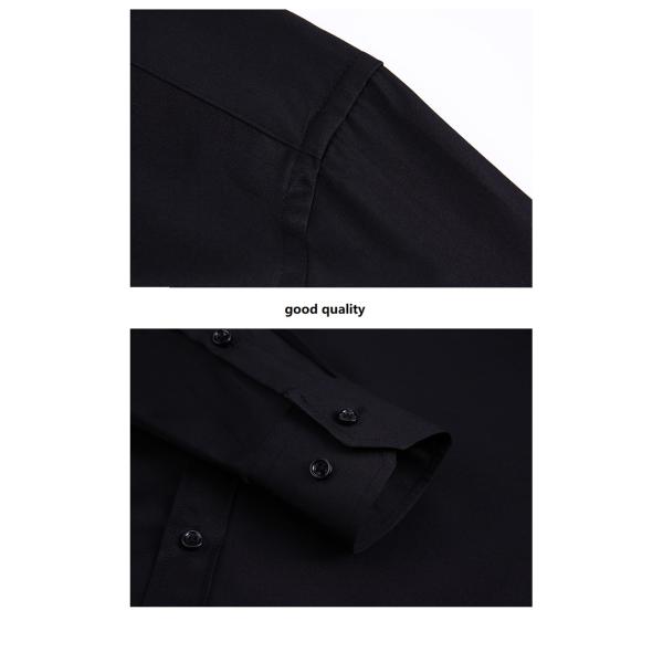 Nonwoven Weaving Method Autumn Long Sleeve Plus Size Men's Shirts For Business Attire
