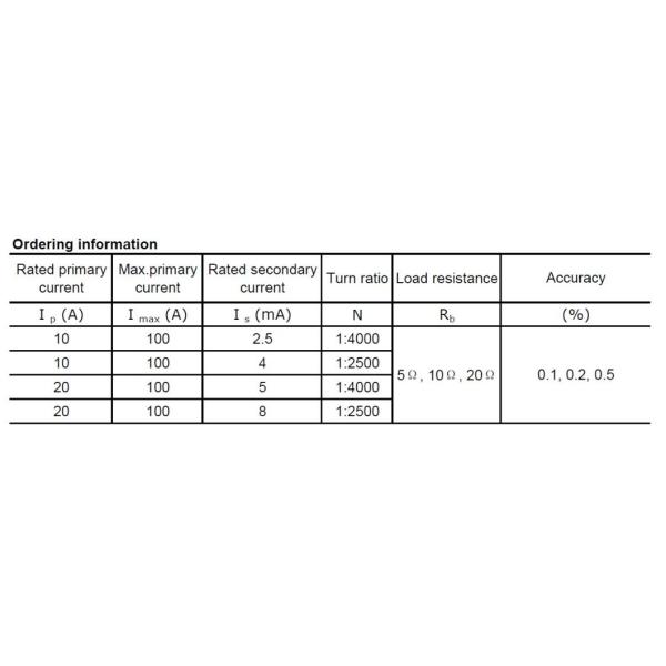 High Precise Instrument Use Mini Current Transformer , 50 / 60Hz 100A Current Transformer