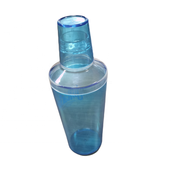Shatterproof Easy Clean Plastic Cocktail Shaker 20 OZ for Home Bar Mixed Drinks