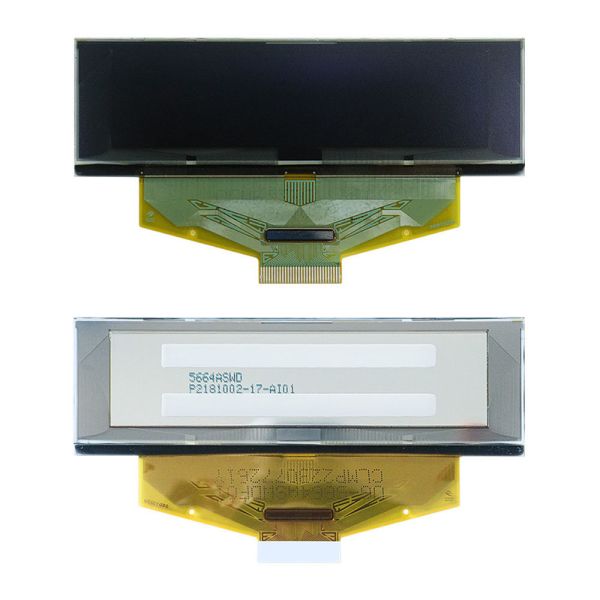 2.8 Inch OLED Display Module 256x64 Resolution Parallel/SPI Interface
