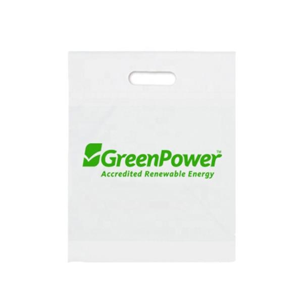 Low Density PE Plastic Bag Heat Seal For Shopping Carry / Packaging Plain Die Cut