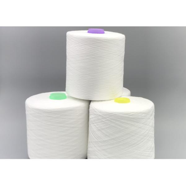 Factory 60/3 JMT Brand Spun Raw White Polyester Yarn For Weaving