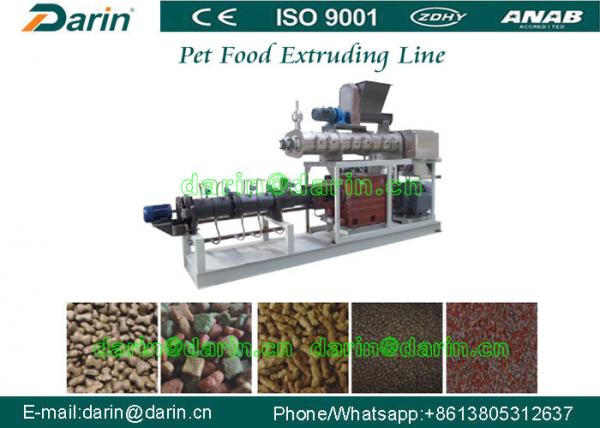 Quality High Capacity Pet Food Processing Line , Animal Food Making Machine for sale